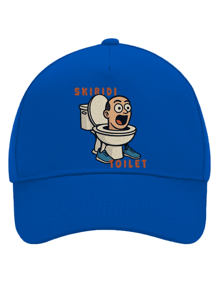 Skibidi Toilet kšiltovka baseballka Bright Royal