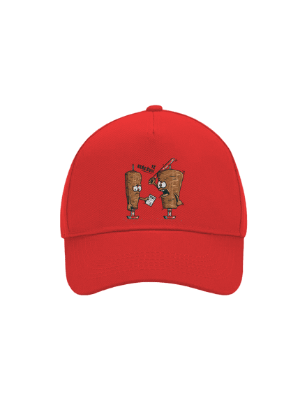 Kebab kšiltovka baseballka Classic Red