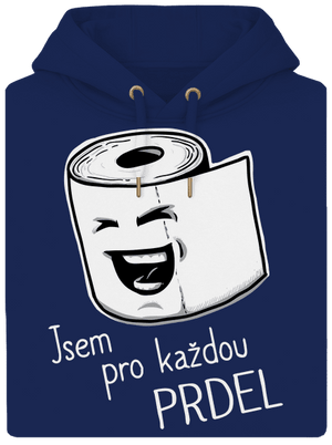 Prdel unisex mikina premium Navy