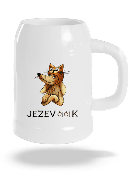 Jezevčičík půllitr White