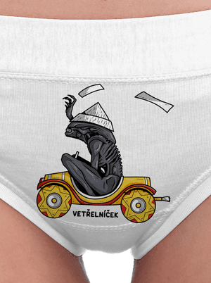 Vetřelníček dámské kalhotky White