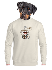 unisex mikina bez kapuce