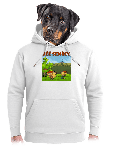 Jeseníky unisex mikina premium Snowwhite