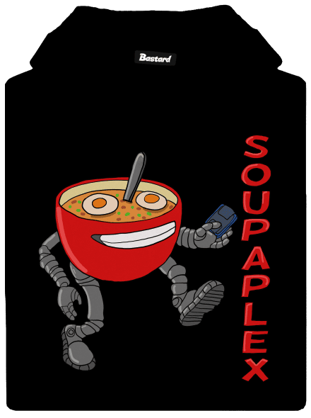 Soupaplex dámská mikina klokanka Black
