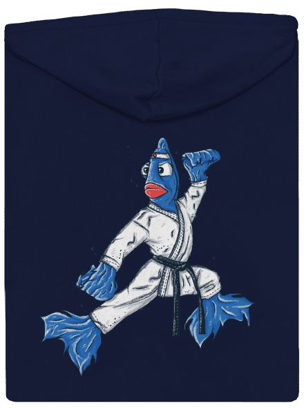 Bojovnice pánská mikina na zip Navy