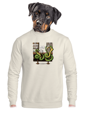 unisex mikina bez kapuce