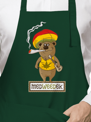 Medweedek zástěra Bottle Green