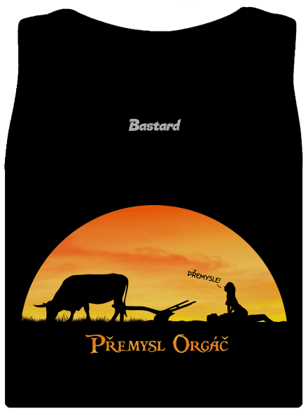 Přemysl Orgáč dámské tílko klasické Black
