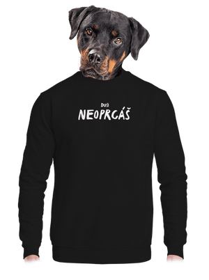 unisex mikina bez kapuce