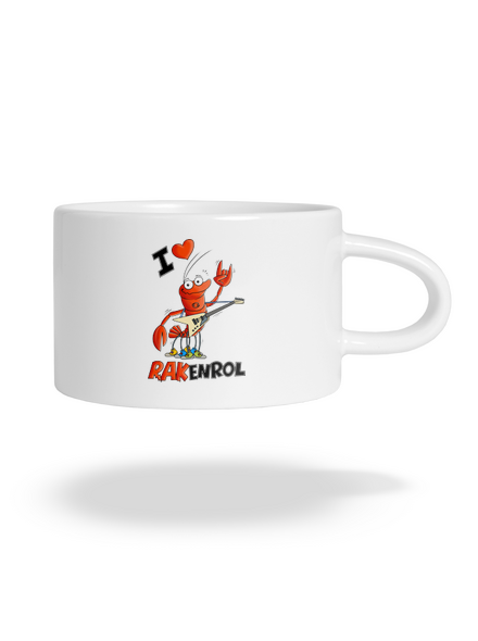 Rakenrol hrnek makronka White