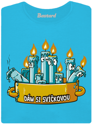 Svíčková dámské tričko Blue Atol
