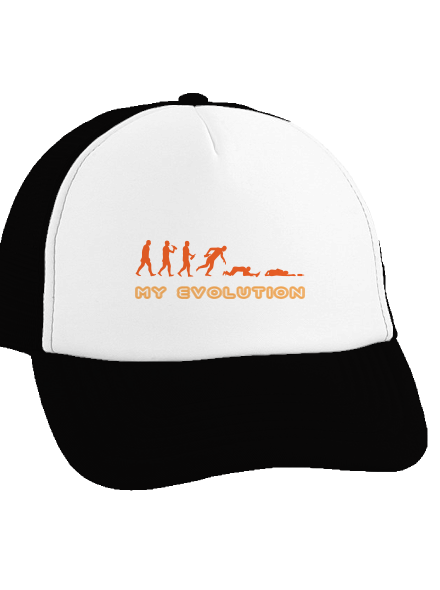 My evolution kšiltovka truckerka Black cap