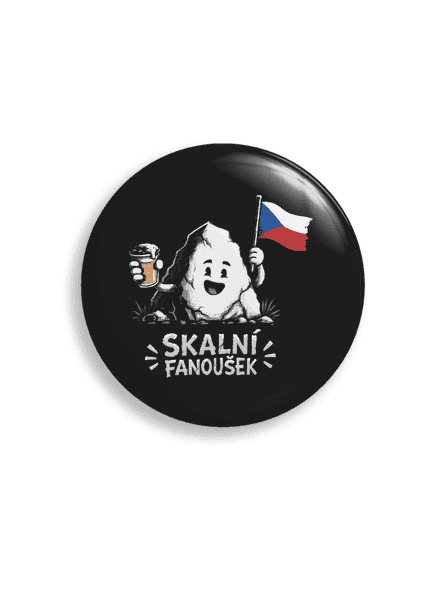 Největší skalní fanoušek placka uni