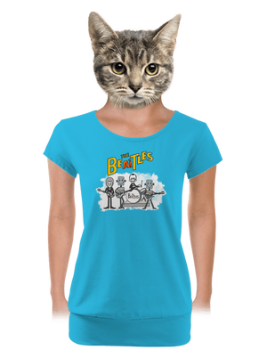 dámské tričko s lemem