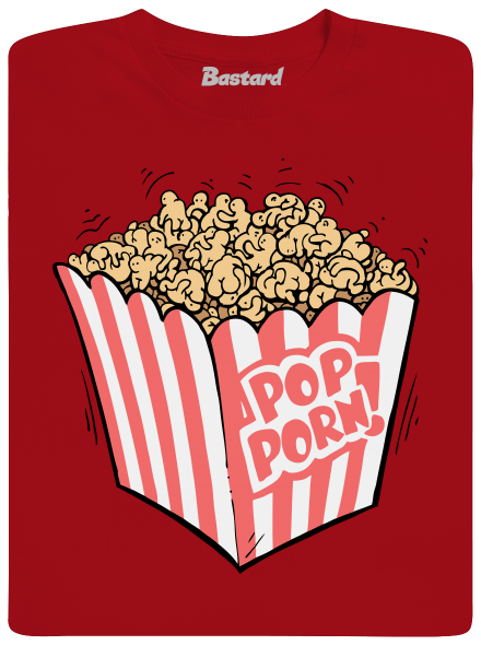 Popporn pánské dlouhý rukáv Red
