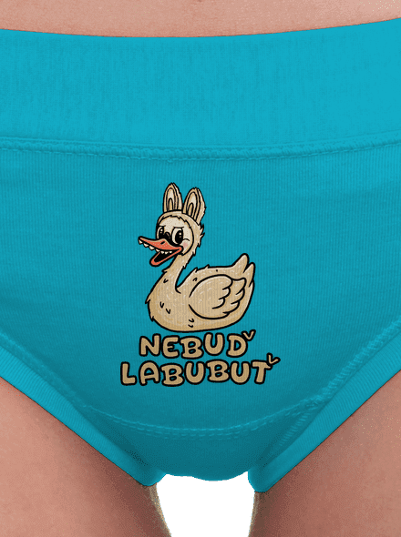 Nebuď labubuť dámské kalhotky Turquoise
