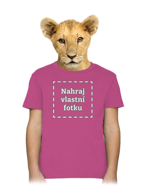 Vlastní potisk dětské tričko Fuchsia