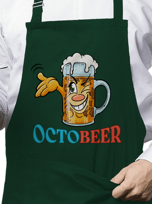 Octobeer zástěra Bottle Green