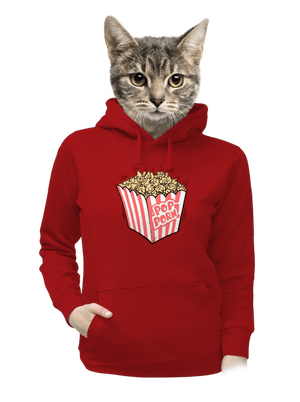 Popporn dámská mikina klokanka Red Mal