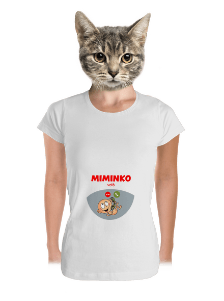 Miminko volá dámské tričko premium White