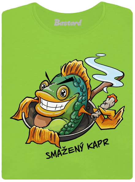 Smažený kapr dámské tričko Apple Green