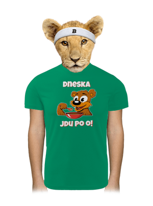 Dneska jdu po o dětské sportovní tričko Kelly Green Mal