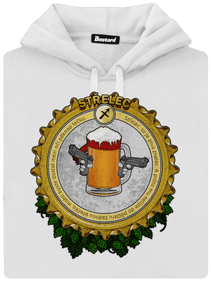 Pivní horoskop: Střelec dámská mikina klokanka White