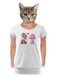 dámské tričko s lemem