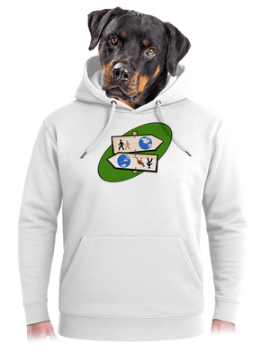 Dálkový pochod unisex mikina premium Snowwhite