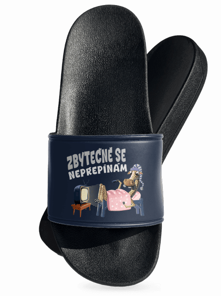 Zbytečně se nepřepínám pantofle Navy