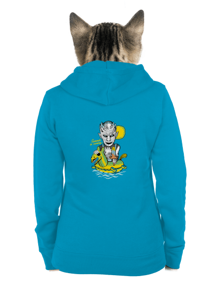 Summer is coming 2 dámská mikina na zip Blue Atol