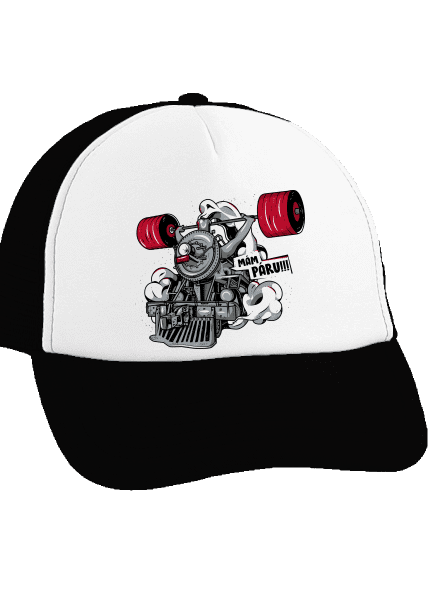 Lokomotiva kšiltovka truckerka Black cap