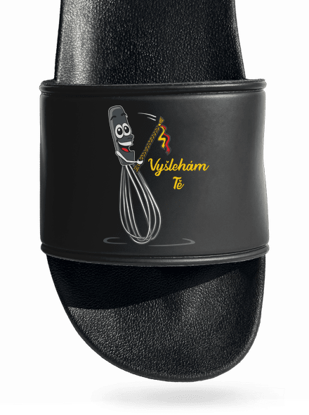 Vyšlehám Tě! pantofle Black