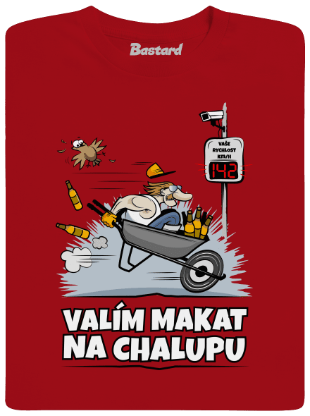Valím na chalupu pánské tričko Red