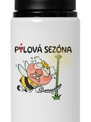 Pylová sezóna lahev na vodu White