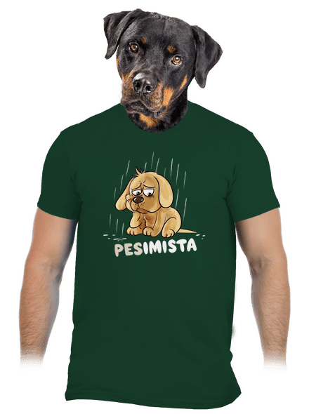 Pesimista  pánské tričko Bottle Green