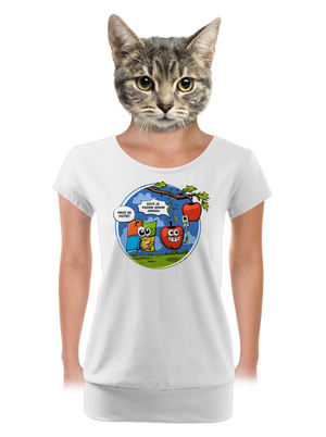 dámské tričko s lemem