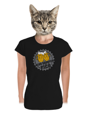 Klub řádných píčů dámské tričko premium Black