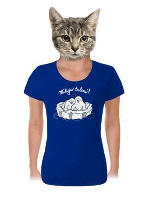 Miluju tulení dámské tričko Royal Blue Mal