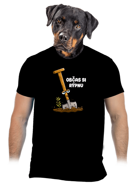 Občas si rýpnu pánské tričko Black