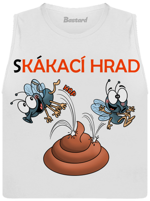 Skákací hrad dámské tílko volné White