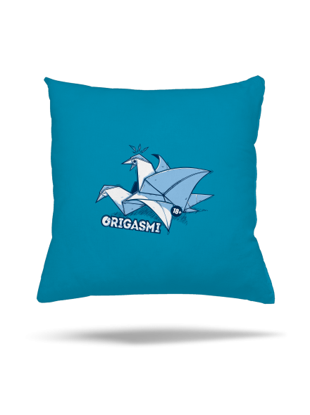 Origasmi polštář Blue Turquoise
