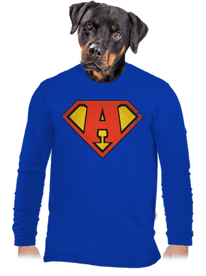 Jsem superhrdina pánské dlouhý rukáv Royal Blue