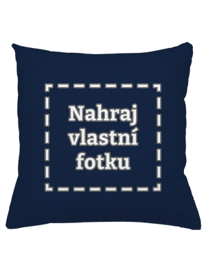 Vlastní potisk polštář Dark Navy