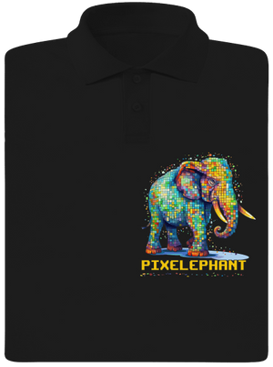 Pixelephant pánská polokošile Black