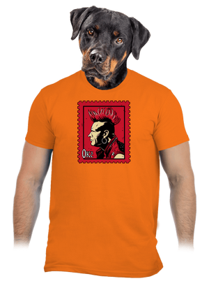 Známka punku pánské tričko Orange