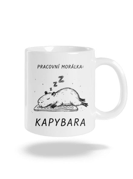 Pracovní morálka klasický hrnek White