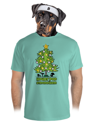 Houby pod stromečkem pánské sportovní tričko Mint Mal