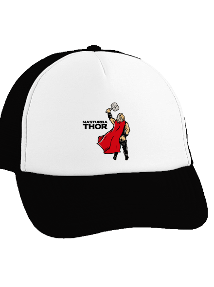 Masturbathor kšiltovka truckerka Black cap