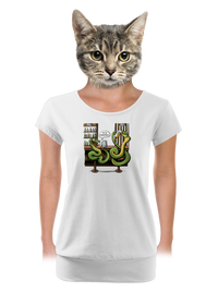 dámské tričko s lemem